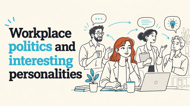 Workplace politics and interesting personalities