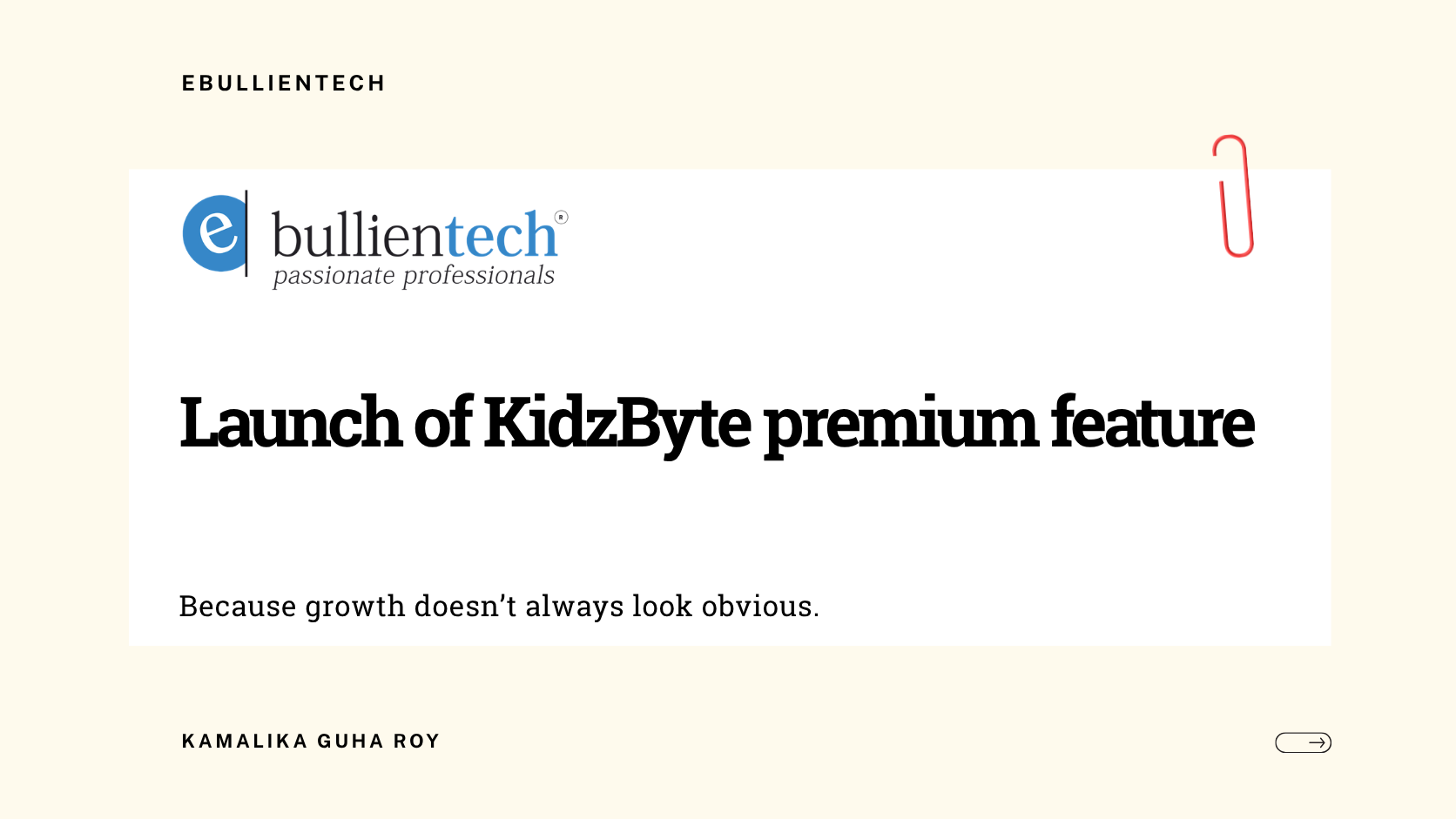 KidzByte Premium Feature Launch Celebration