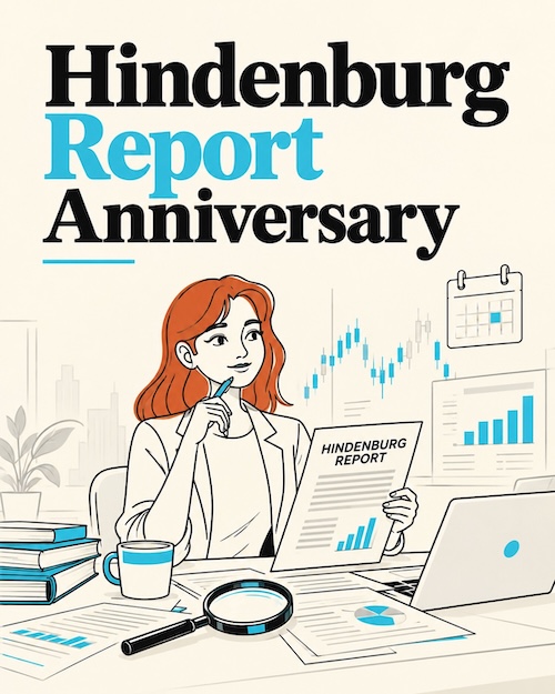 Hindenburg Report Anniversary — The Almost Forgotten Case of the U.S. Short Seller Adani Group